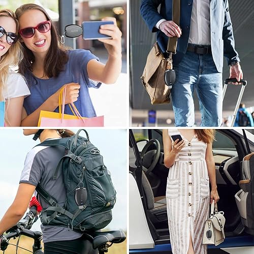 Miniatura 6 de HUAENG Cargador portátil con llavero para iPhone, 1600 mAh Mini Power Emergency Pod Ultra-Compact Externa Power Bank Battery Pack, Llavero Cargador