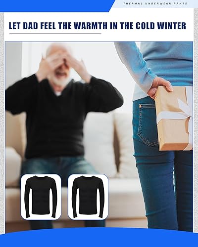 Miniatura 7 de Taiyin 8 camisas térmicas para hombre, ropa interior térmica de manga larga, cuello redondo, manga larga, capa base