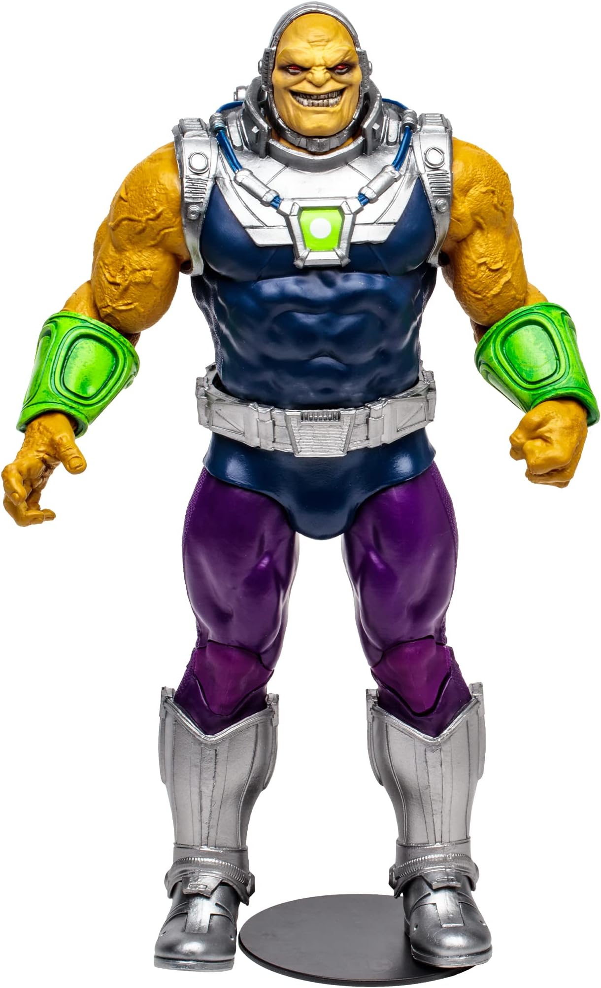 Toys, DC Multiverse Mongul Action Mega Figure with 22 Moving Parts, Collectible Superman Villians Stand Base Unique Character Card – Ages 12+, Multicolor, One Size