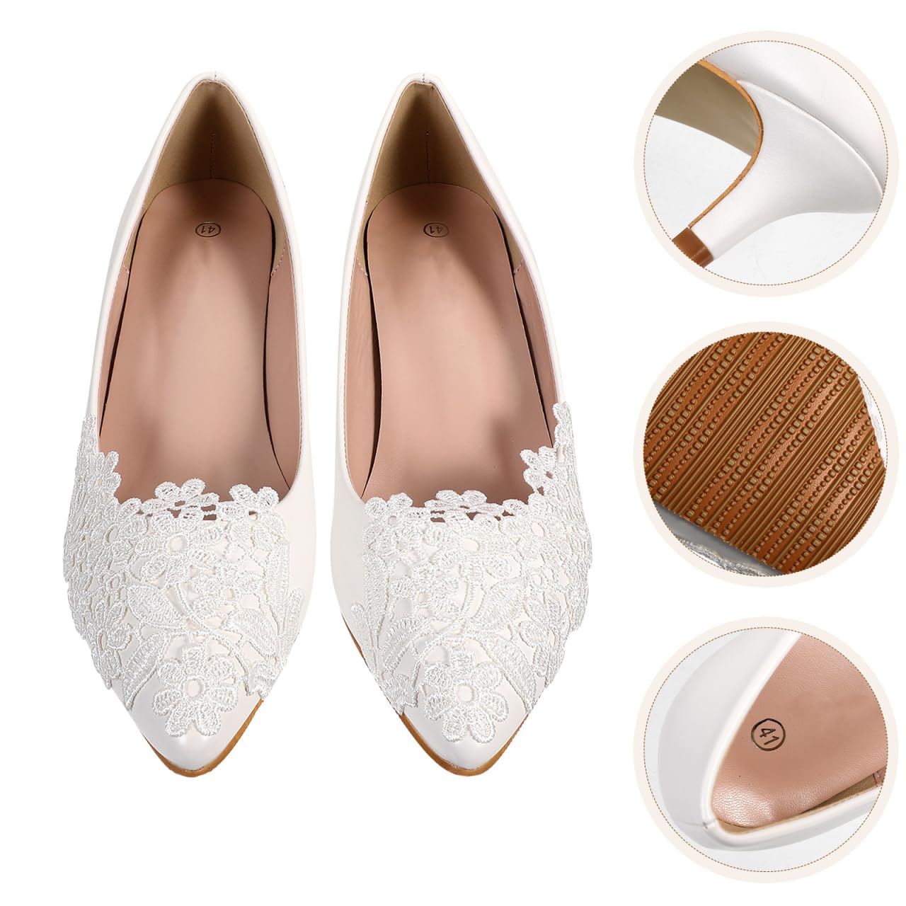 Holibanna Braut Hochzeit Abend Party Schuhe Frauen Low Heel Pumps 5Cm Kleid Elegante Schuhe