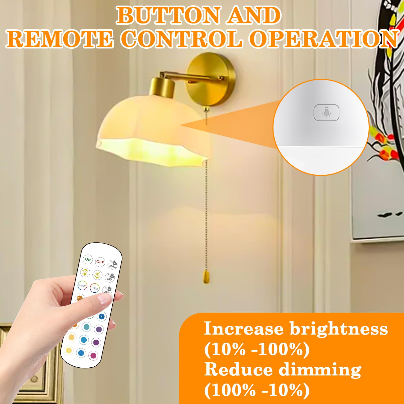 Bombilla con batería: 2 bombillas USB recargables con mando a distancia, bombilla LED E27 E RGB, bombilla recargable con control táctil, 15 colores, LED regulable con función de temporización