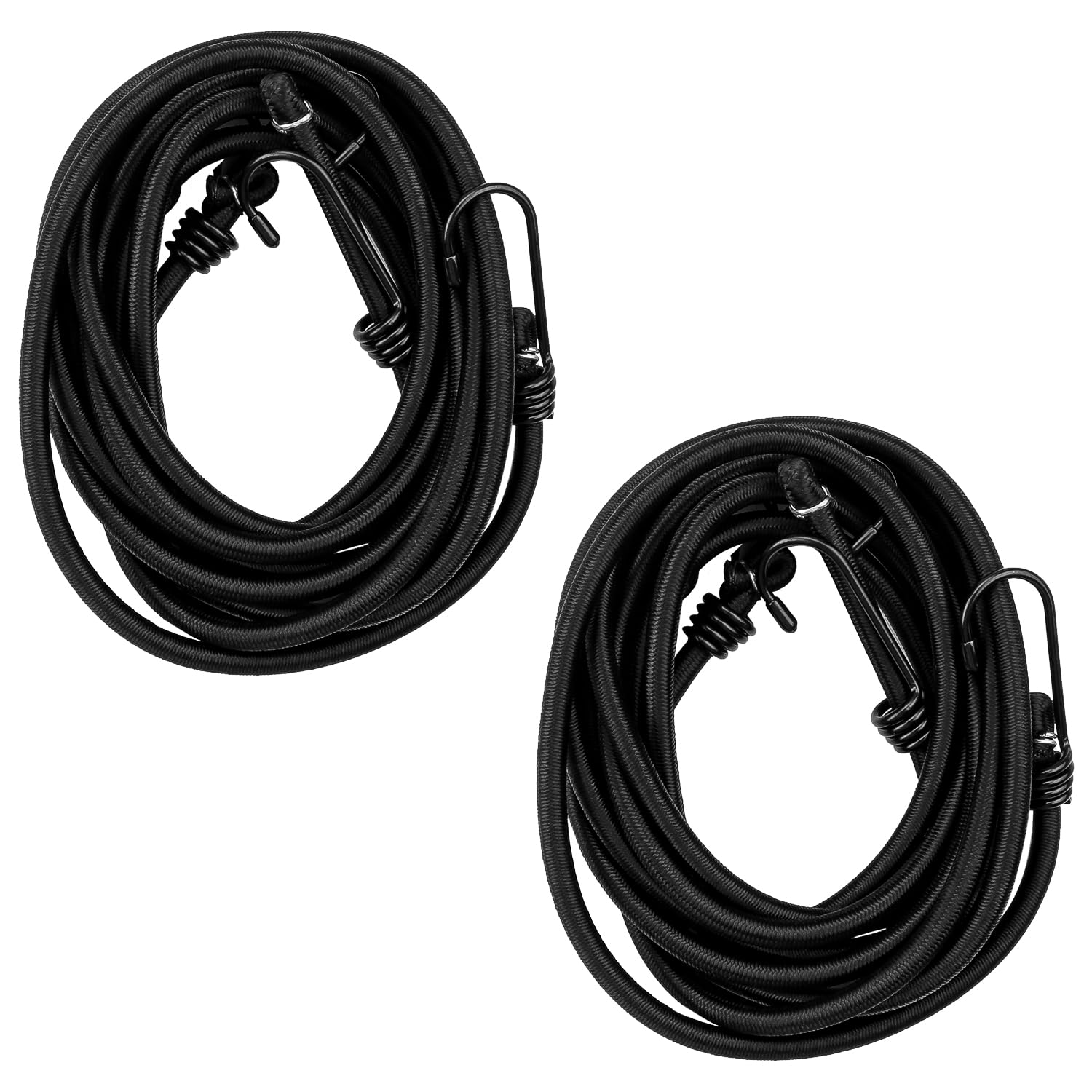 Luckious 2PCS Metres Hooked Elastic Cord