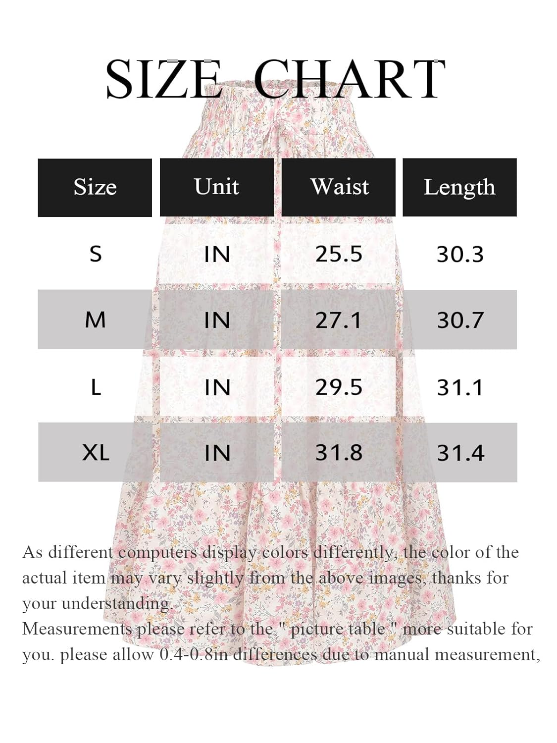 Saia midi feminina cintura alta elástica casual verão na moda gravata frontal rodada babados floral saia evasê DJ626, Rosa floral, P em promoção! Veja a oferta e mais achadinhos de Saias 5 Hoje é o melhor dia para comprar Saia midi feminina cintura alta elástica casual verão na moda gravata frontal rodada babados floral saia evasê DJ626, Rosa floral, P com aquele preço maroto! Promoção! Aproveite a oferta! 5