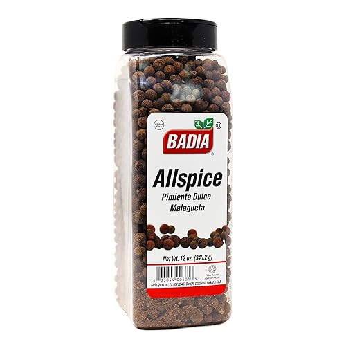 Miniatura 8 de Badia Pimienta de Jamaica entera, 12 onzas, especias cálidas y fragantes con notas de canela, nuez moscada y clavo de olor, perfecto para hornear