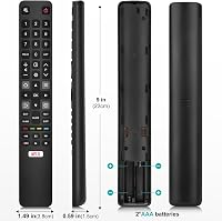 Loutoc Univerzális Távirányító TCL Smart TV-hez - Helyettesítő Távirányító TCL Android/Google TV Készülékekhez, 2 AAA Elemmel Működik

AI: I 6