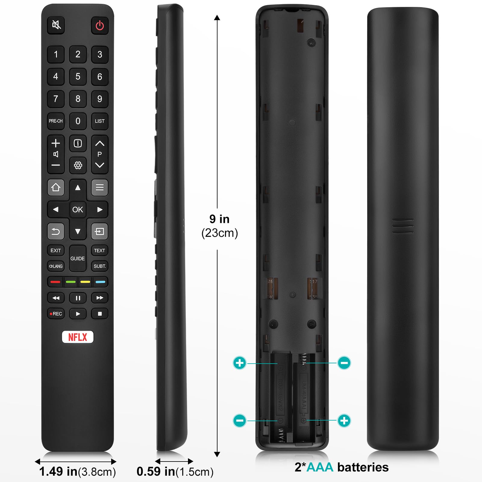 Télécommande Universelle pour TCL Smart TV Google Android