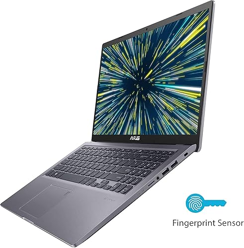 Miniatura 5 de ASUS VivoBook 15 F515 - Portátil delgado y ligero, pantalla FHD de 15.6 pulgadas, procesador Intel Core i3-1005G1, lector de huellas dactilares,