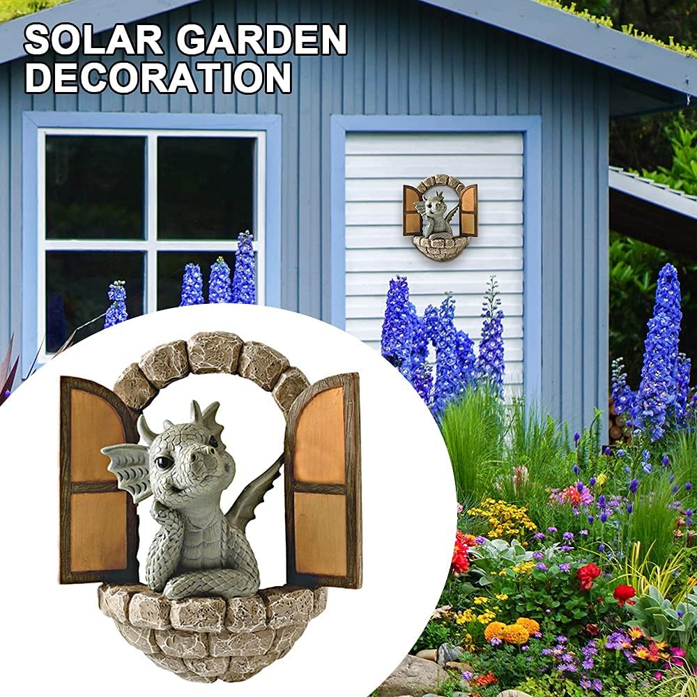 Lovely Courtyard Dinosaur Sculpture Wall Decoration - Image 4
