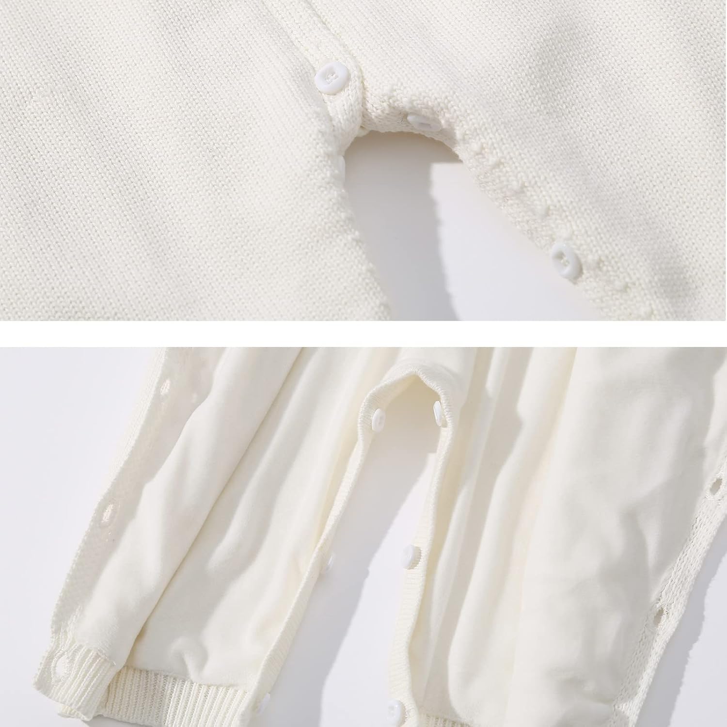 Baby Newborn Boy Knitted Sweater Romper Cotton Longsleeve Outfit with Kids Winter Warm Hats Set - Image 4