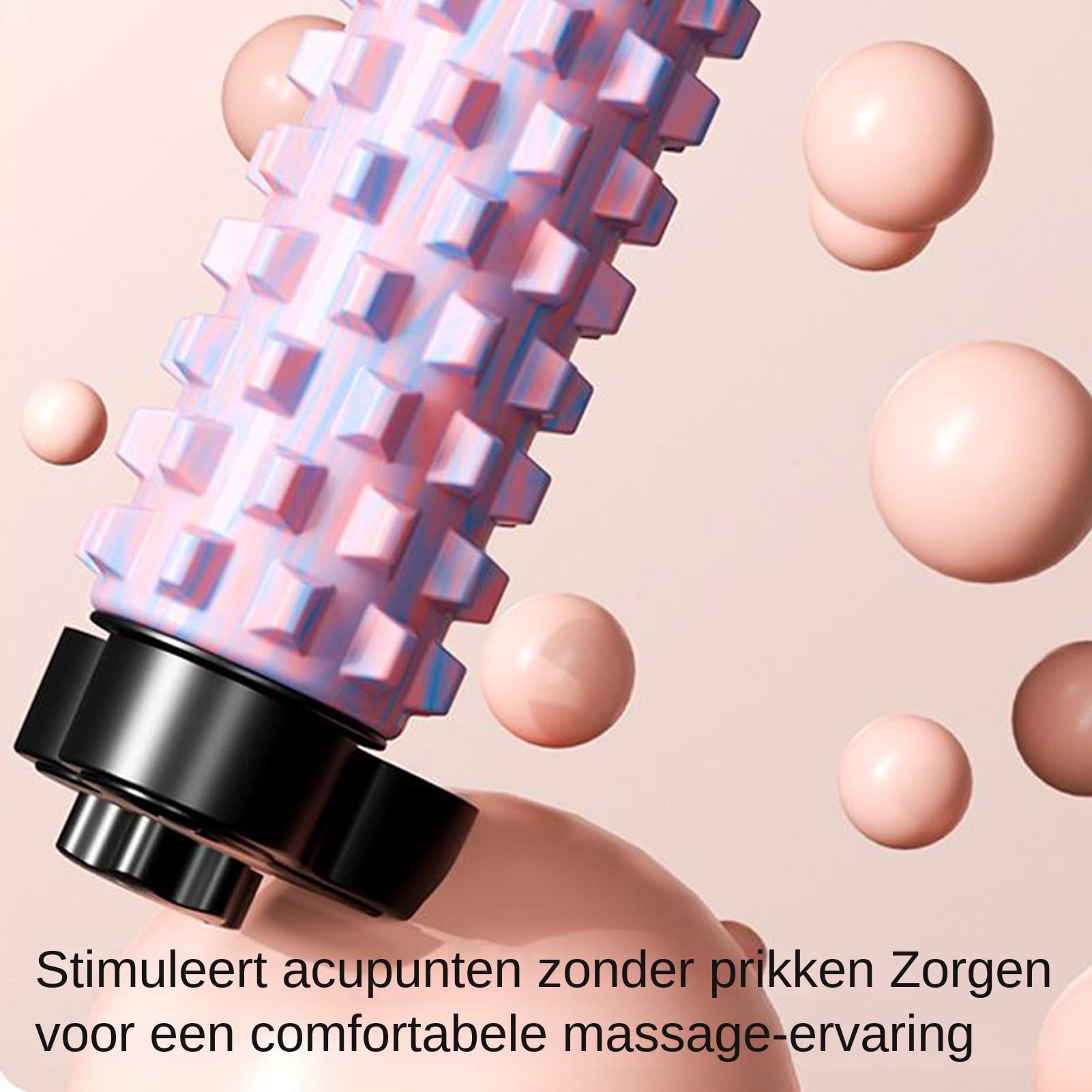 Massage Faszienrolle Massagegerät mit Saugnapf für das Rollen des Rückens