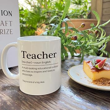 Teacher Mug Thank You Appreciation Birthday Gifts for Teachers Women from Student, Best Teacher Ever Gifts White 11 OZ