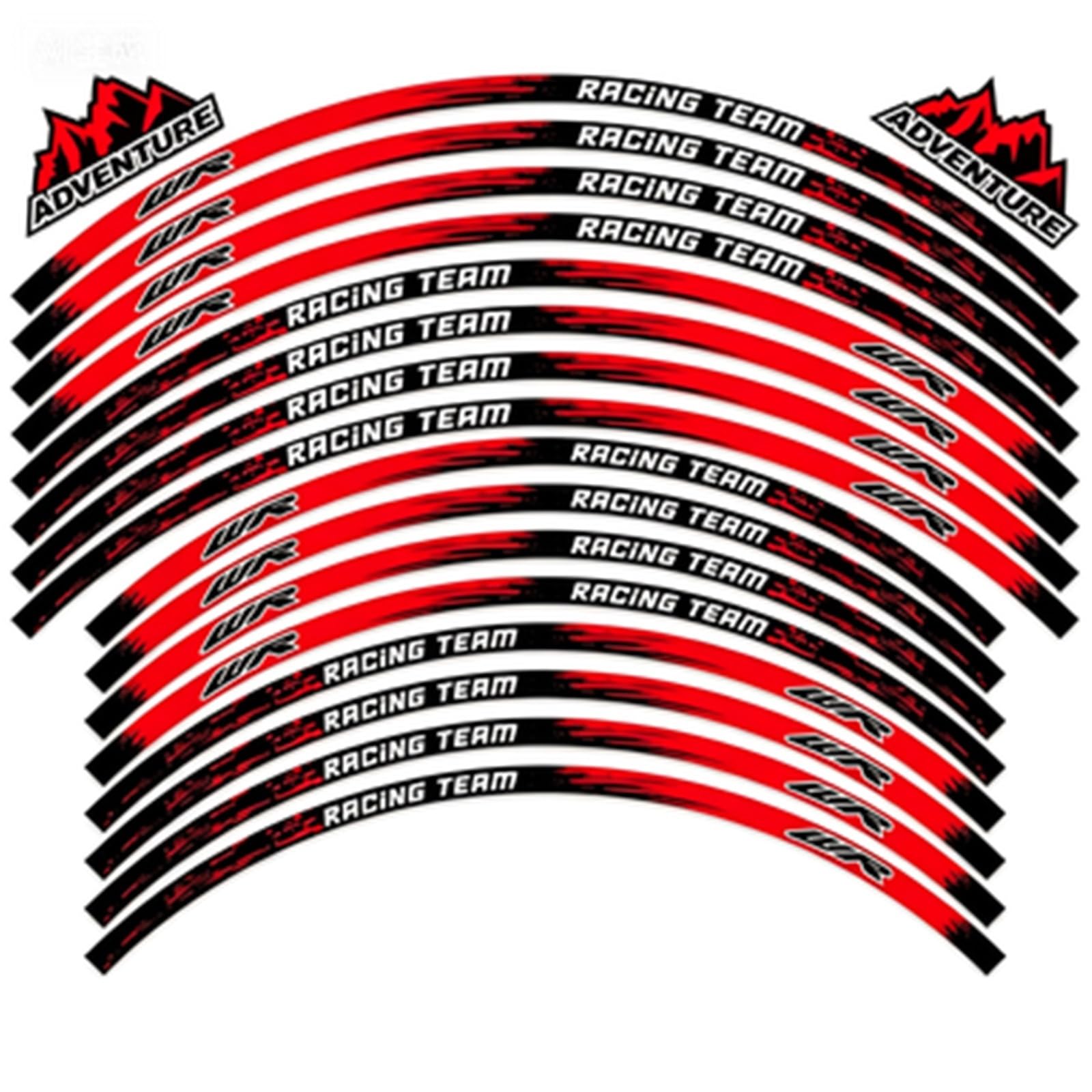 Motorcycle Wheel Rim Sticker 21/18 Inch Stripe Decal for WR250R WR250F WR450F WR 250R 250F 450F(Color5)