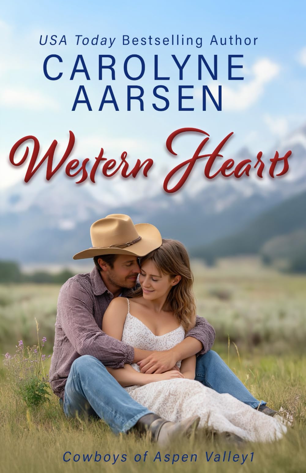 Western Hearts: A Sweet Cowboy Romance (Cowboys of Aspen Valley)