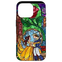 Disney La Bella e la Bestia - Vetro colorato Belle e Principe Custodia per iPhone 16 Pro