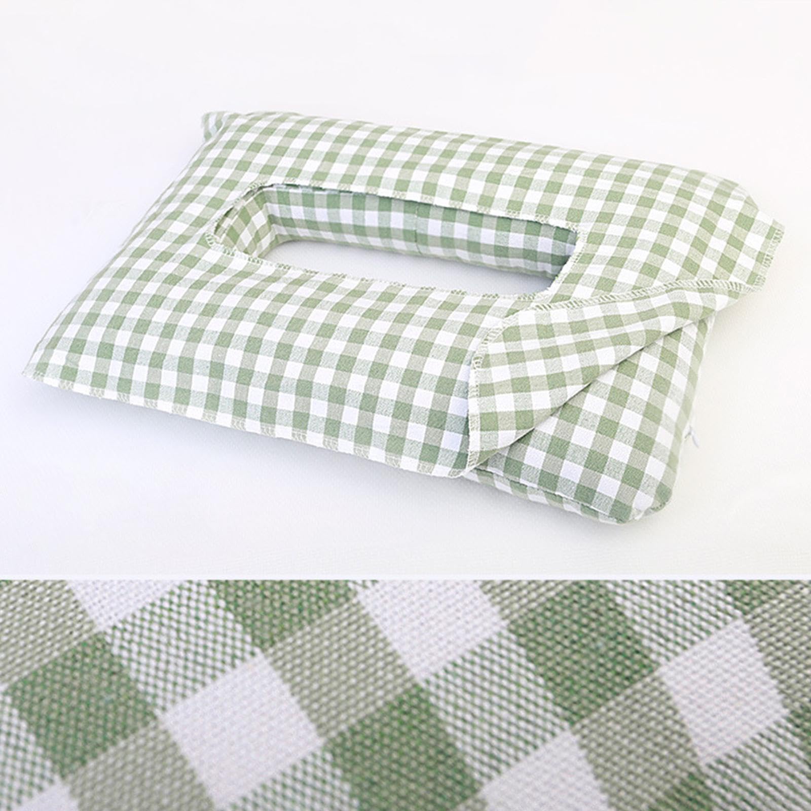CALANDIS™ Ear Piercing Pillow for Wearing Headphones Earrings Relaxation Side Sleepers Green | Bed Pillows | Bedding 4