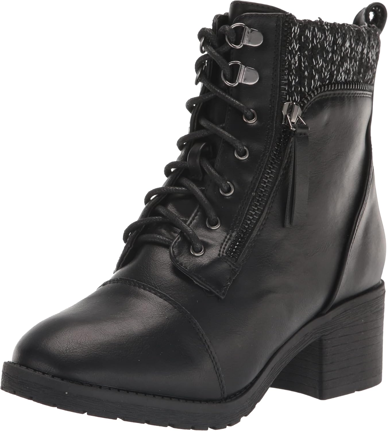 Avenue PLUS SIZE RITA ANKLE BOOT IN BLACK, SIZE 13