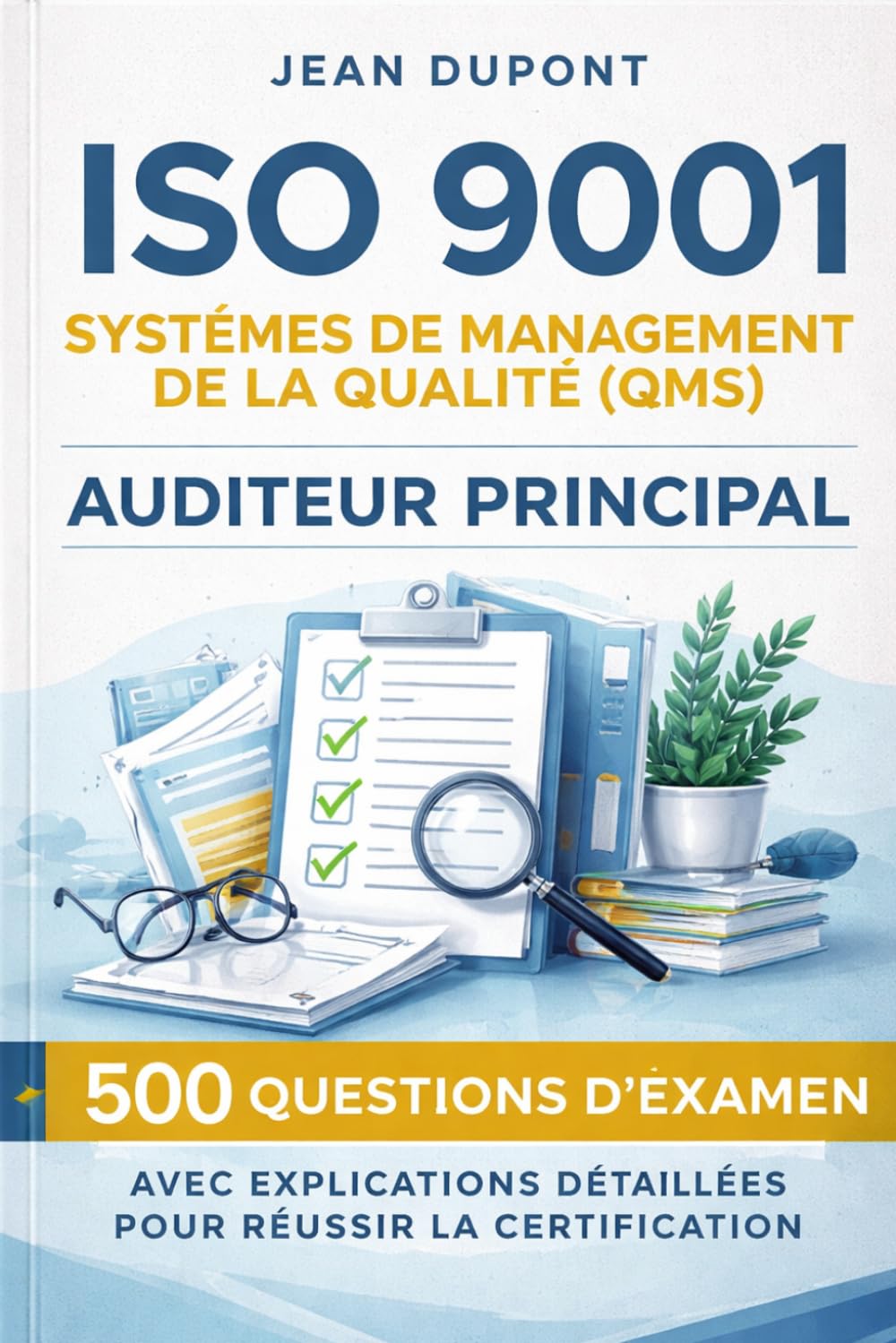 ISO 9001 Systèmes de Management de la Qualité (QMS) Auditeur Principal: 500 Questions d’Examen avec Explications Détaillées pour Réussir la Certification