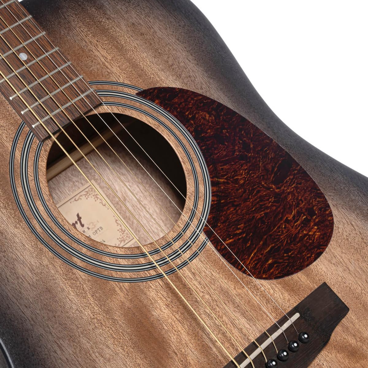 Cort Earth 60M Open Pore Trans Black Acoustic Guitar : Amazon.ca