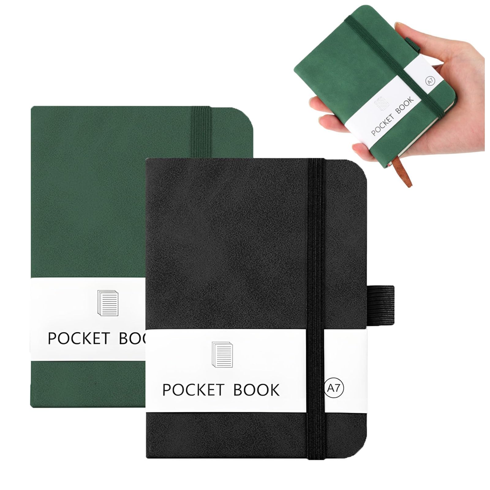 Taccuino A7 25 PCS Mini Taccuino Tascabile a Righe Quaderno per Scuola Lavoro Viaggi