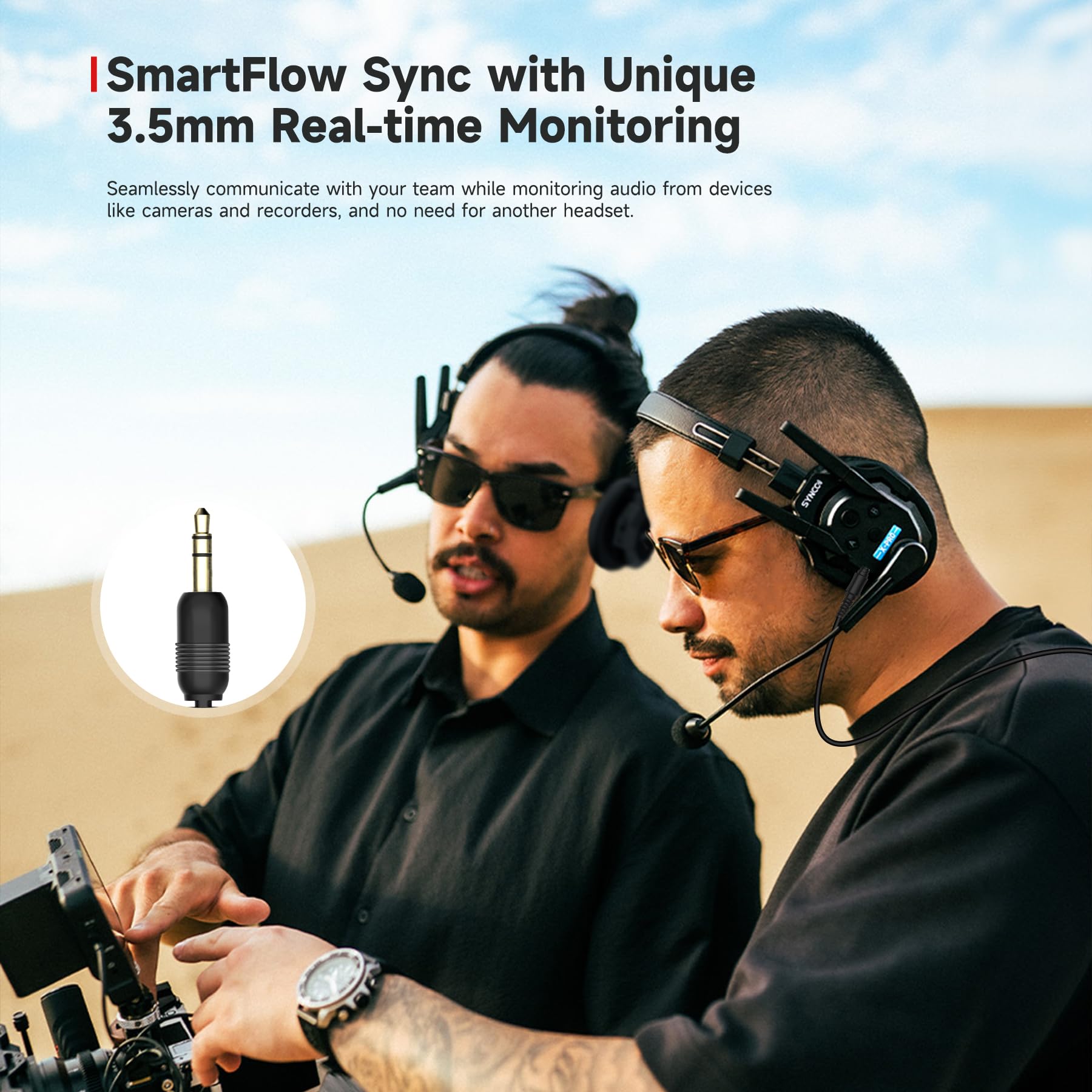 SYNCO Xtalk XMax5 Wireless Intercom Headset Review - Dettaglio