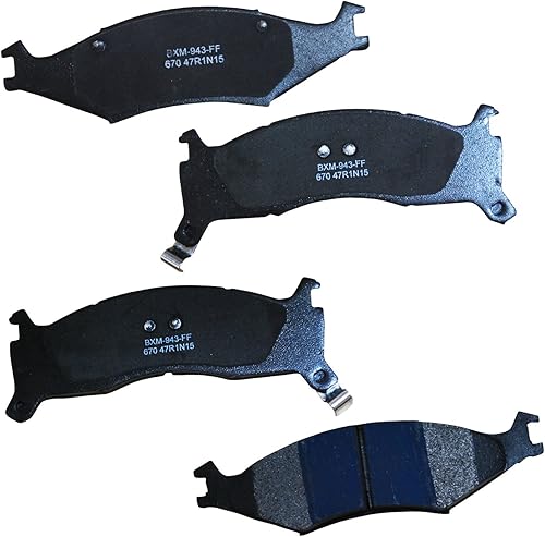 Vista 162 de Bendix Premium SBM8 - Pastillas de freno semimetálicas Premium para modelos seleccionados Buick Special, Camaro, Corvette, Phaeton, Olds F85, Vista