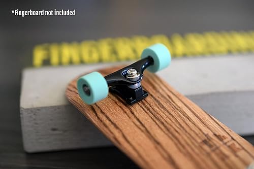 Miniatura 3 de Teak Tuning Prodigy Swerve - Camiones de diapasón, color negro, 1.260 in de ancho, Kingpin invertido, forma profesional, apariencia y componentes