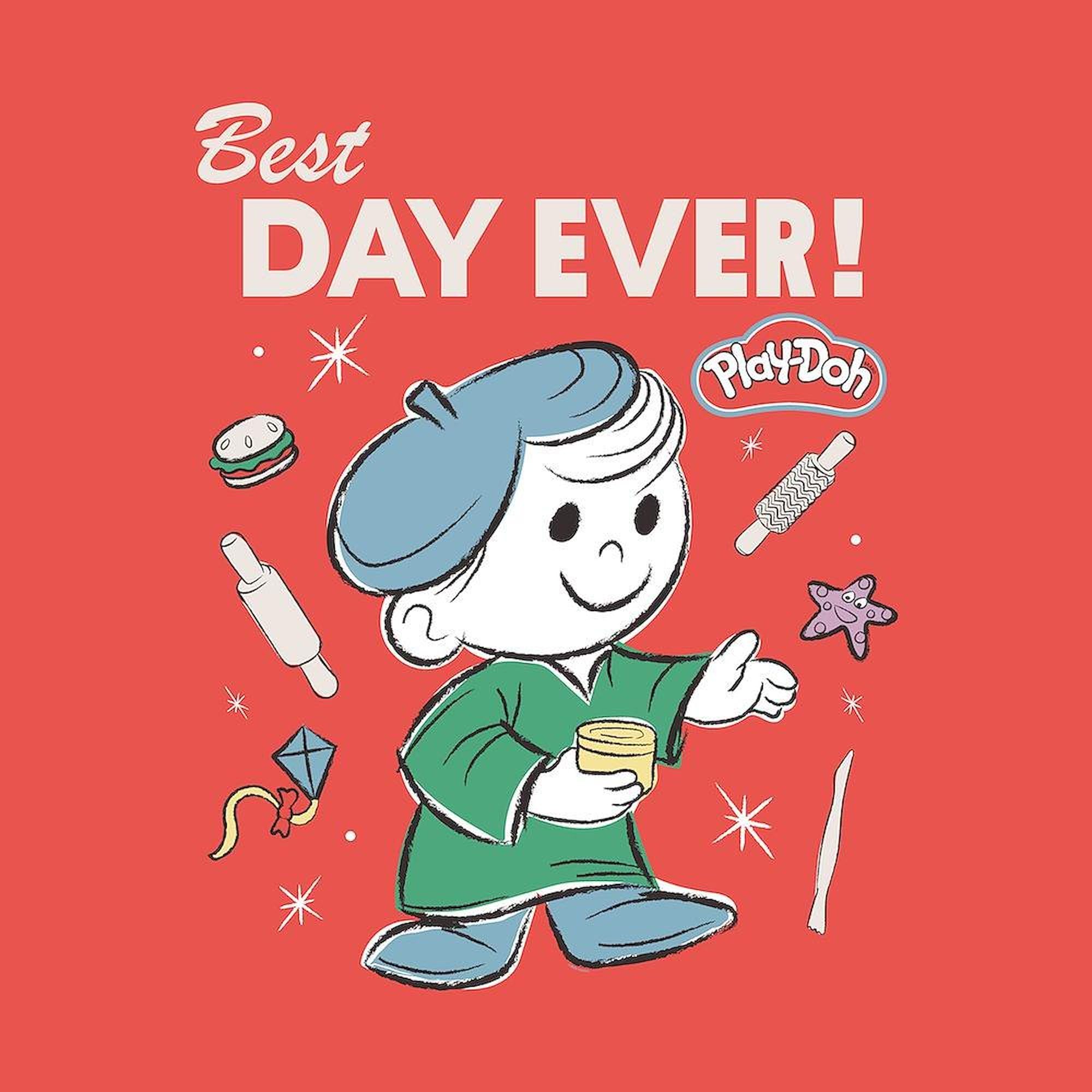 CafePress Play Doh: Best Day Ever Queen Duvet Cover, Printed Comforter Cover, Unique Bedding