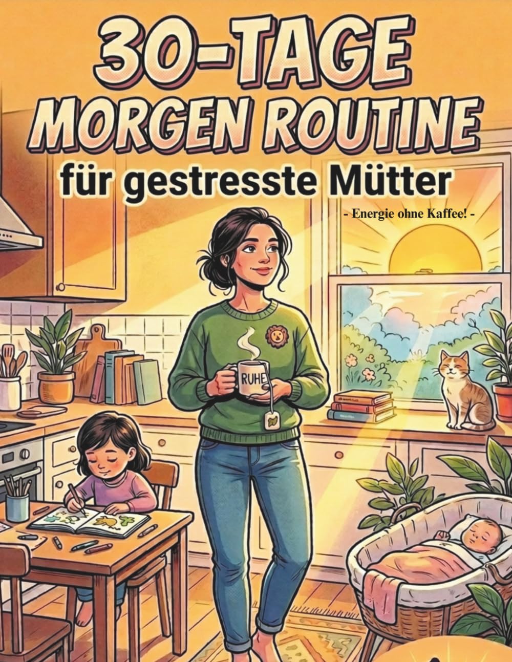 „30-Tage Morgenroutine für gestresste Mütter “: Energie ohne Kaffee!