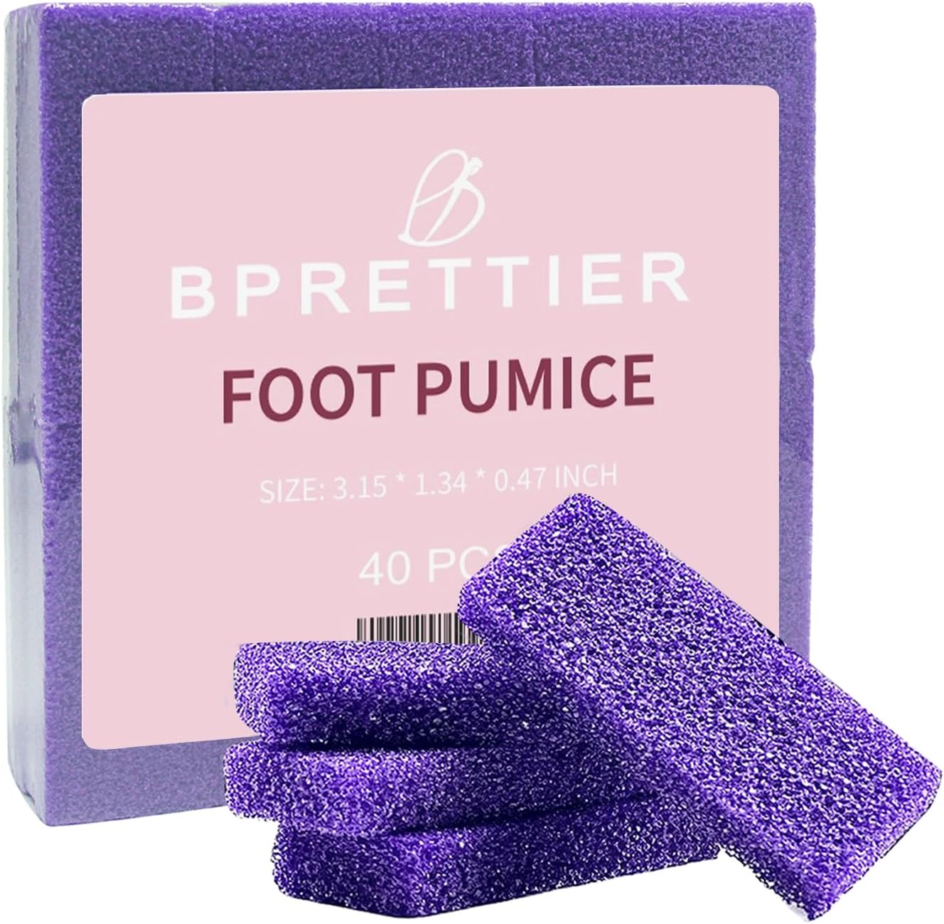 Maryton Disposable Foot Scrubber Pumice Pads, Pedicure