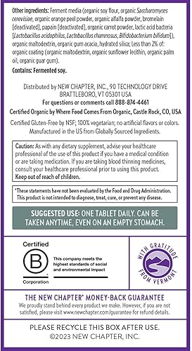 Miniatura 7 de Tabletas multivitamínicas para hombres de más de 40 años uso diario de New Chapter 370 1 1