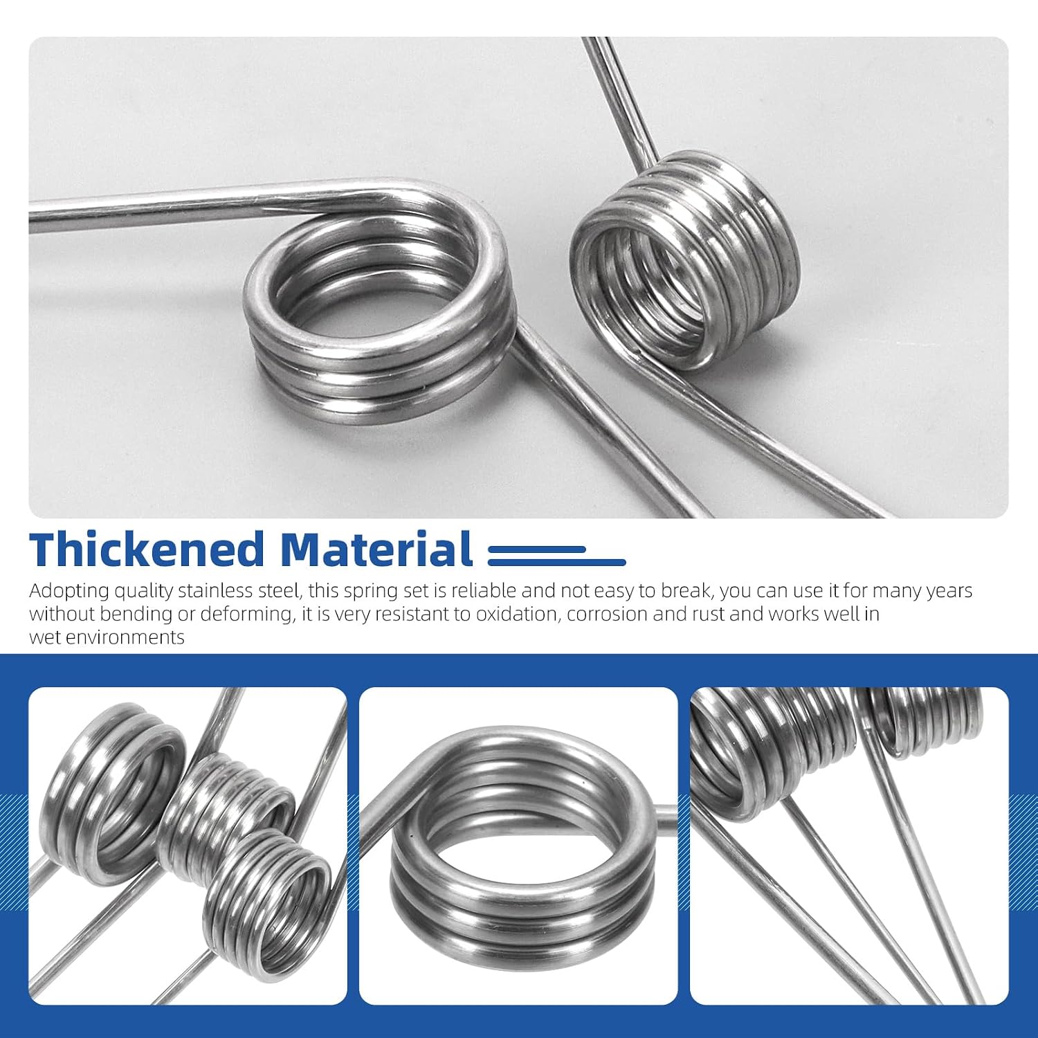 Glarks 45pcs 15 Sizes V-Shaped Return Springs, Angle 45/90/120 Degree Stainless Steel Torsion Spring, 0.5/1/1.5/2/2.5MM Wire Diameter Torsional Springs for Tools Maintenance and Carpentry Repair DIY