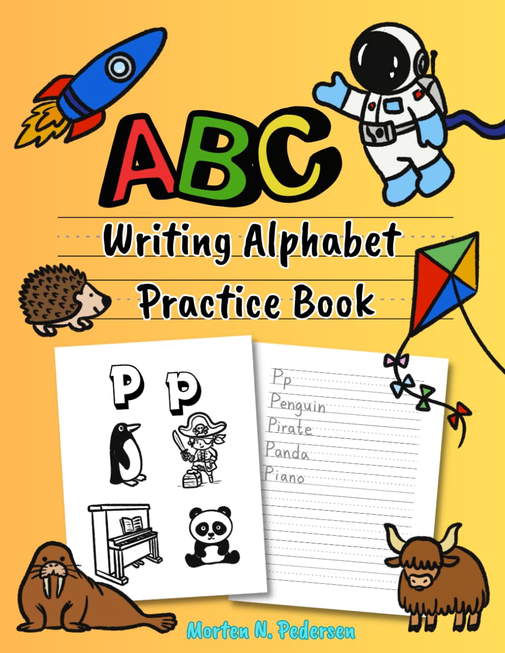 ABC - Writing Alphabet Practice Book: Practice writing the alphabet.