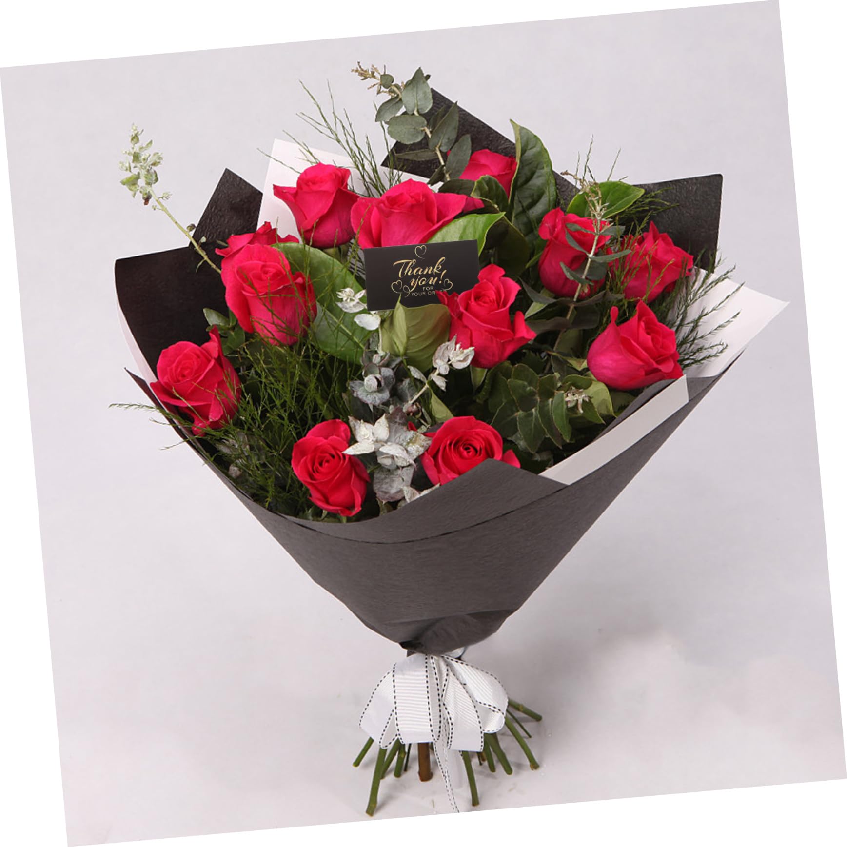 STOBOK 200stücke Dankeskarten Für Hochzeiten Shower Elegante Karten Mit Blumenmotiv Und Goldprägung Für Persönliche Danksagungen Geschäften Anlässen
