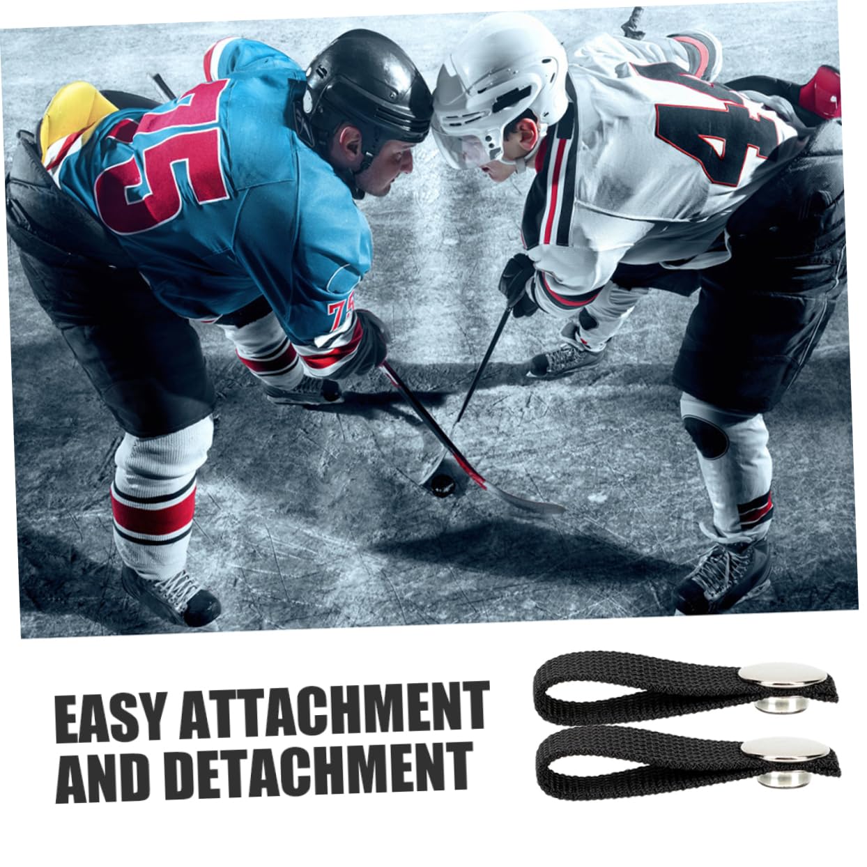 GLEAVI 12pares Correa De Barbilla para Casco De Hockey De Reemplazo Duradero y Diseño Seguro y Cómodo para Jugadores Compatible Cascos De Hockey