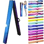 FC FUNCHEER 8FT Folding Balance Beam -Gymnastics Floor Beam - Gymnastics Equipment- Anti-Slip Bottom - Suede Cover - Carry Bag for Kids/Adults Home & Gym Center