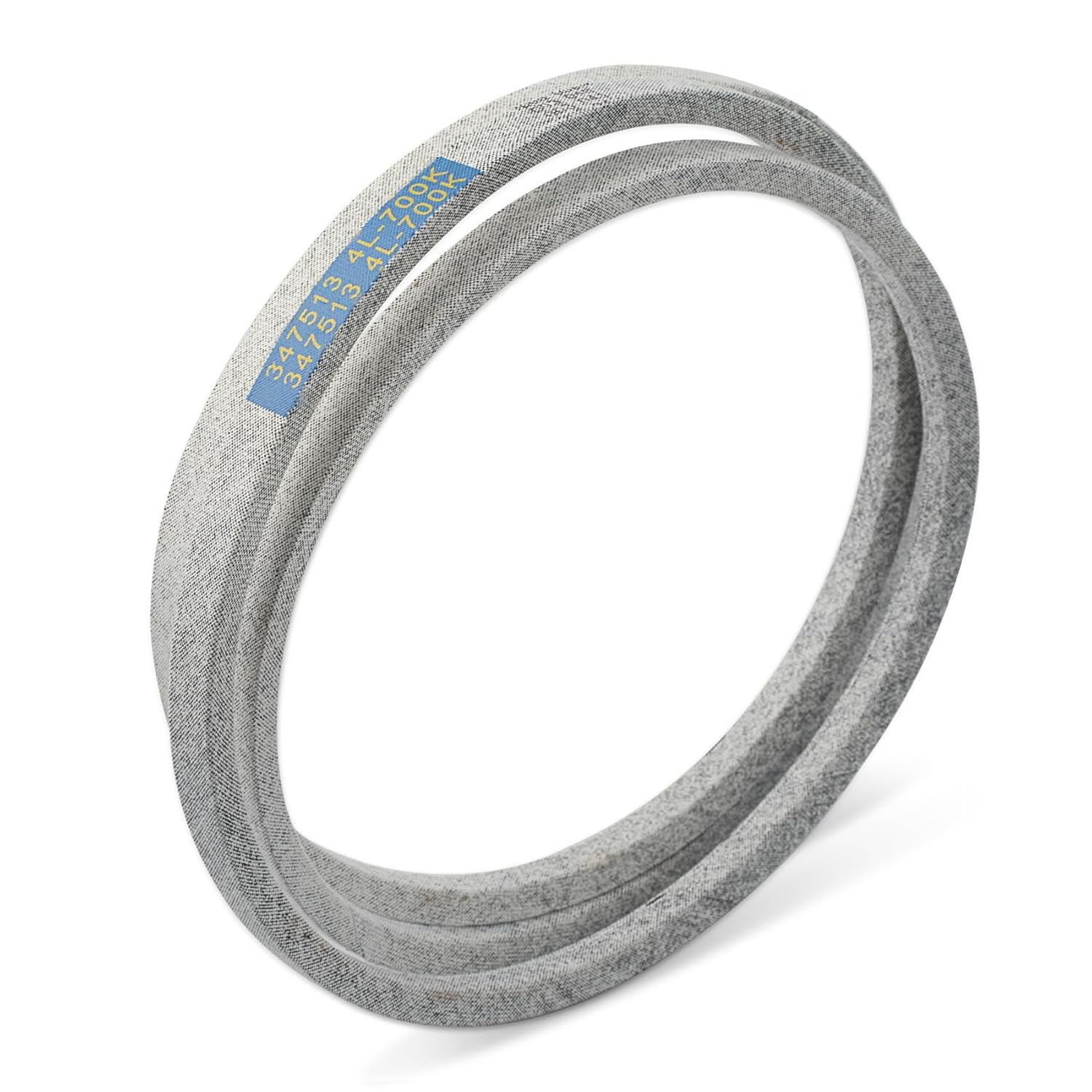 347513 Correa de alta calidad, compatible con la mayoría de cortacéspedes para aplicaciones de alta resistencia y ciclos de trabajo difíciles, tamaño de 1/2 pulgada x 70 pulgadas, correa de