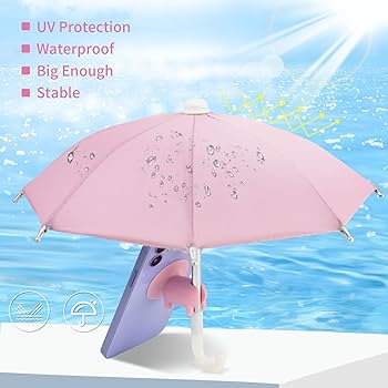 Sun Umbrella Suction Cup Phone Holder Adjustable Piggy Stand Mount Desktop Outdoor Phone Holder