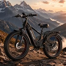 26"x4.0" Fat Tire Electric Off-Road Ebike | 100Nm torque, 25% hill climb 48V 18Ah battery Hydraulic brakes Dual suspension LED lights w/brake & turn signals
