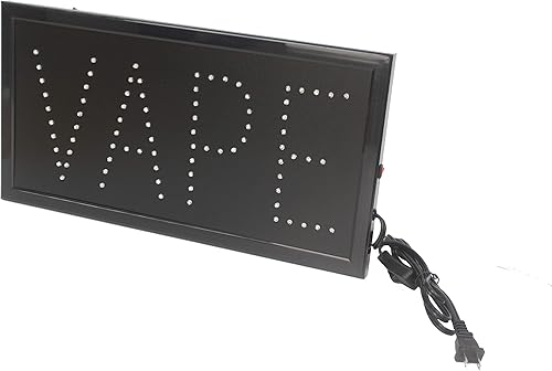 Miniatura 2 de FixtureDisplays Vape LED Sign Store Window Hanging para la venta Publicidad comercial 15144