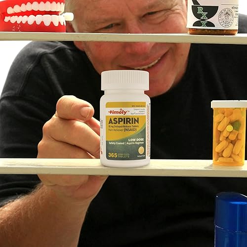 Miniatura 5 de Oportuna - Aspirina de dosis baja de 81 mg - 365 unidades - En comparación con el ingrediente activo de Bayer dosis baja - Recubrimiento entérico