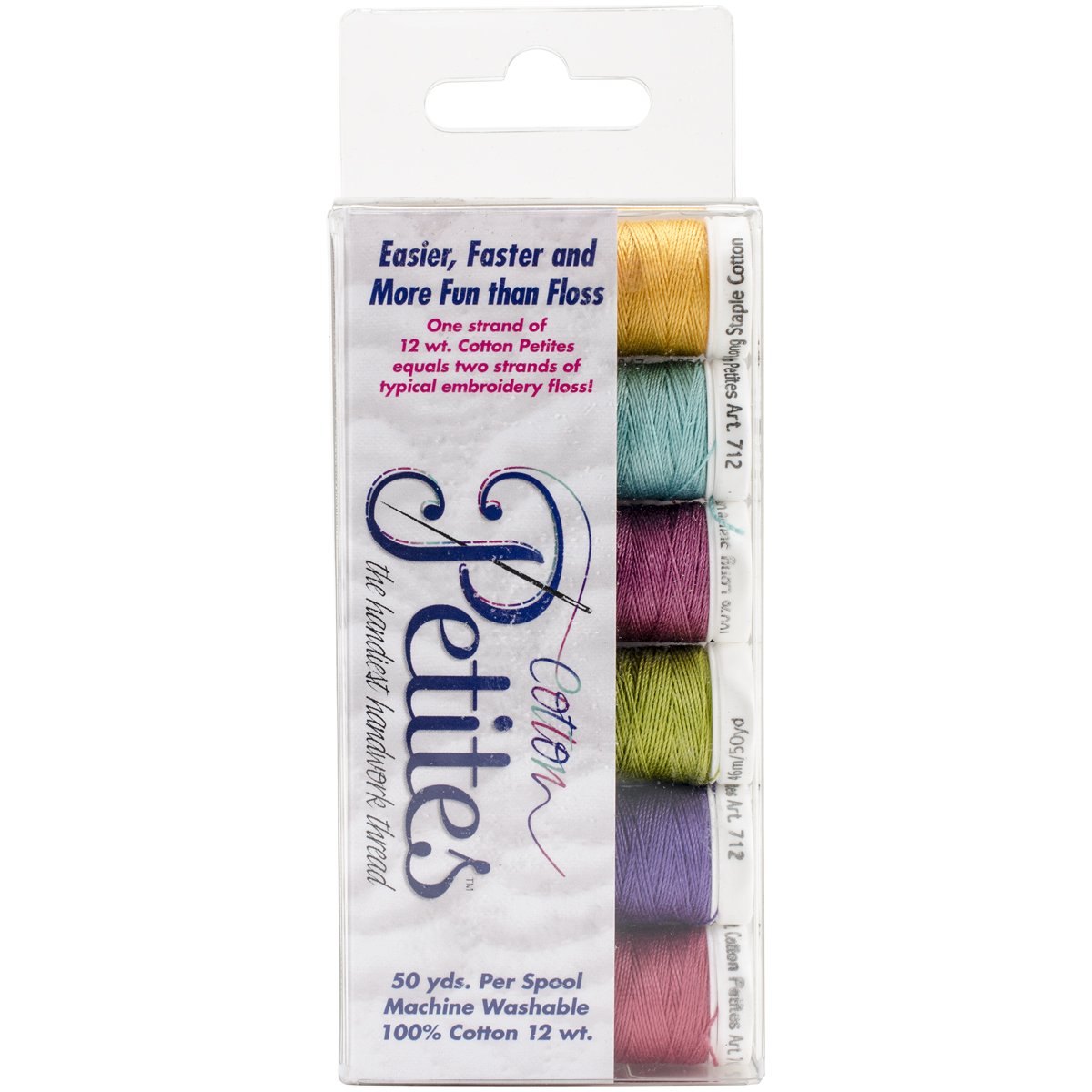 SulkyCotton Thread 12wt Petites Bright Colors Ast