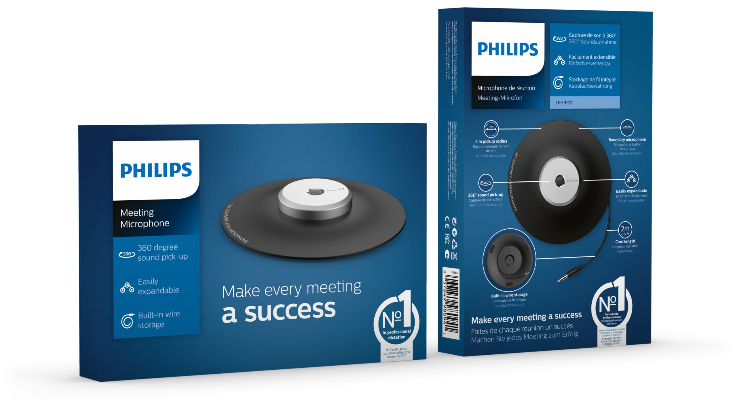 Philips LFH9172 - Mikrofon - Silber, Dunkelgrau (LFH 9172/00)