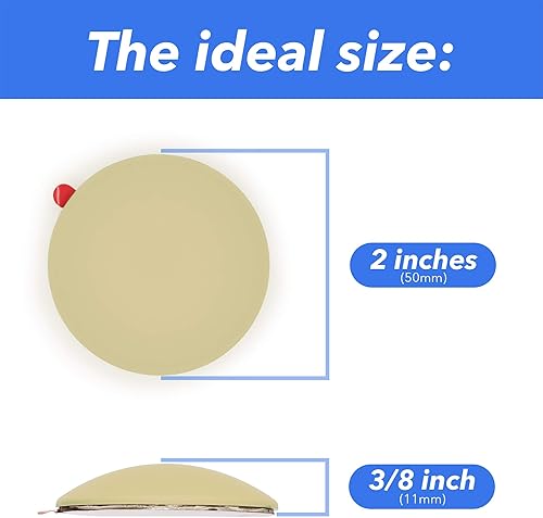 Miniatura 5 de Protector de pared para pomo de puerta, placa protectora de pared de goma, parachoques de manija de puerta (2 pulgadas, gris)