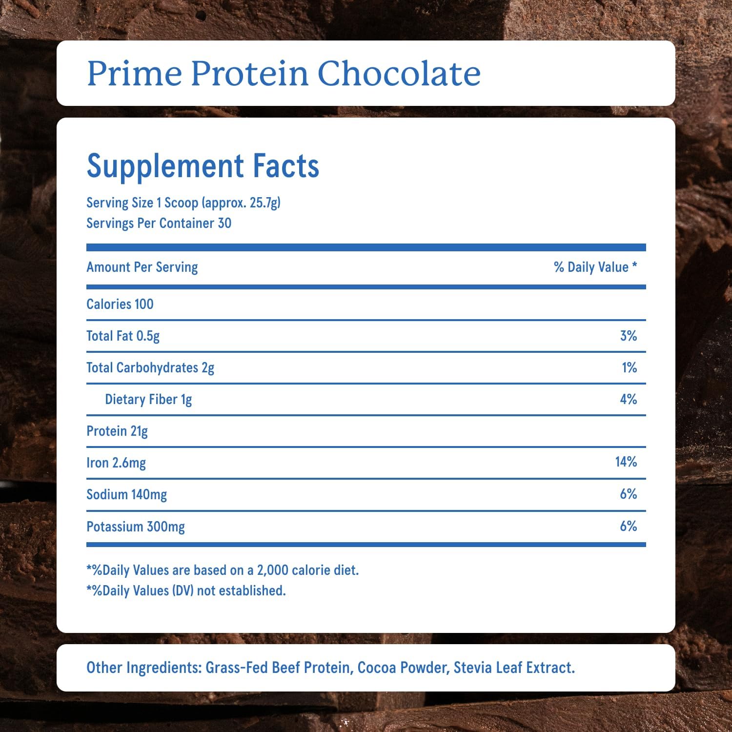 Equip Foods Prime Protein Powder | Clean, Grass Fed Beef Protein Powder | Carnivore Protein Isolate | Paleo, Keto Friendly | Gluten & Dairy Free | Helps Build & Repair Tissue | 30 Servings, Chocolate - Image 6