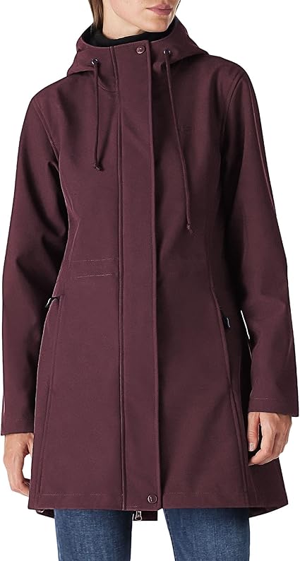 Veste De Pluie Femme Active Légère Respirante Softshell Coupe