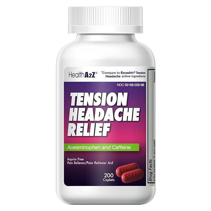 Buy HealthA2Z Tension Headache Relief, Aspirin Free, Compare to