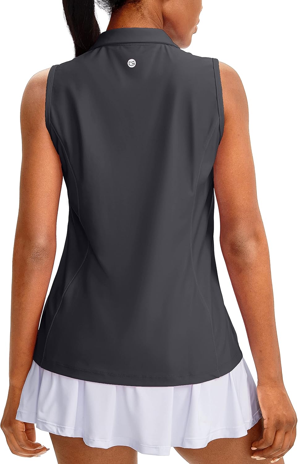 G Gradual Women's Sleeveless Golf Polo Shirts - Image 3