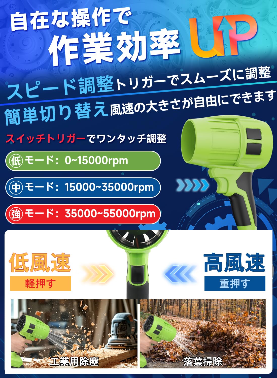 Amazon.co.jp: ブロワー 強力 洗車【新昇級版モデル 】PSE認定 残量