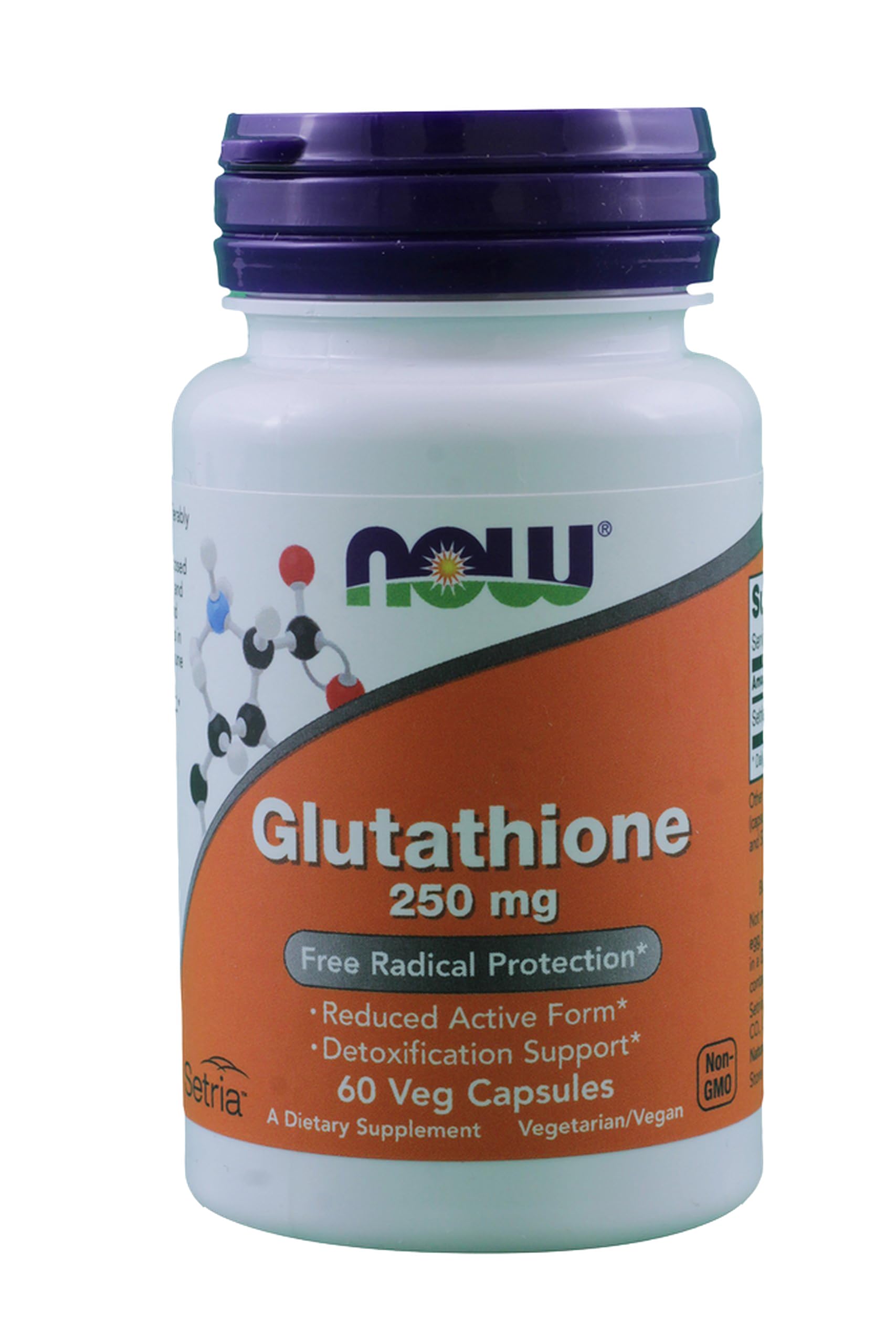 Amazon.com: NOW Foods Glutathione 250mg 60 Capsules (Pack of 2) : Health &  Household