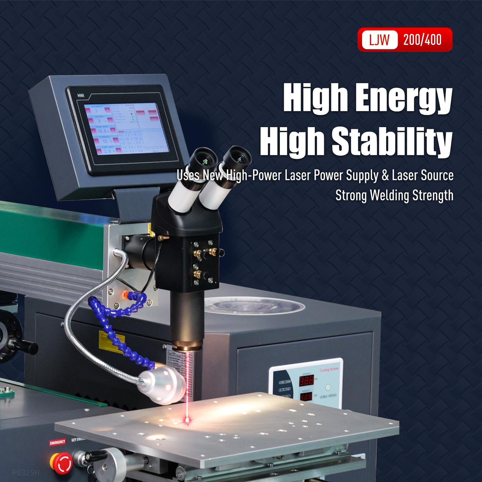 WTTTOOLS Mold Repair Laser Welding Machine 200 W Mold Laser Welder 220V Laser Welding Machine for Mold Repair Metal Carbon Stainless Steel Porosity Edge Breakage Overcut Processing Class2 0.874mW